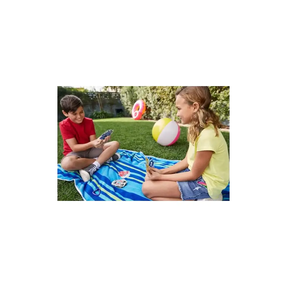 Uno H2o Gioco di Carte Resistente All'Acqua Plastificate Clip Mattel