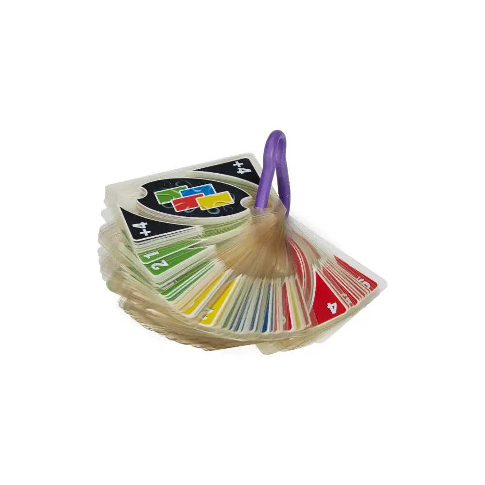 Uno H2o Gioco di Carte Resistente All'Acqua Plastificate Clip Mattel