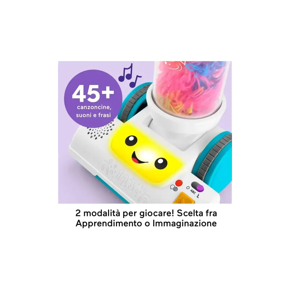Fisher-Price Aspirapolvere Ridi e Impara Luci Canzoni e Frasi 2 Mattel