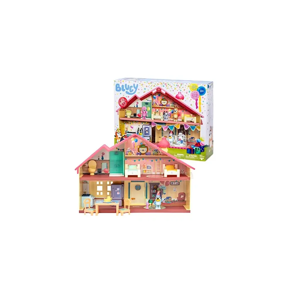 Bluey Celebration Home Playset Casa delle Feste Rocco Giocattoli