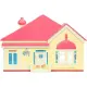 Bluey Celebration Home Playset Casa delle Feste Rocco Giocattoli