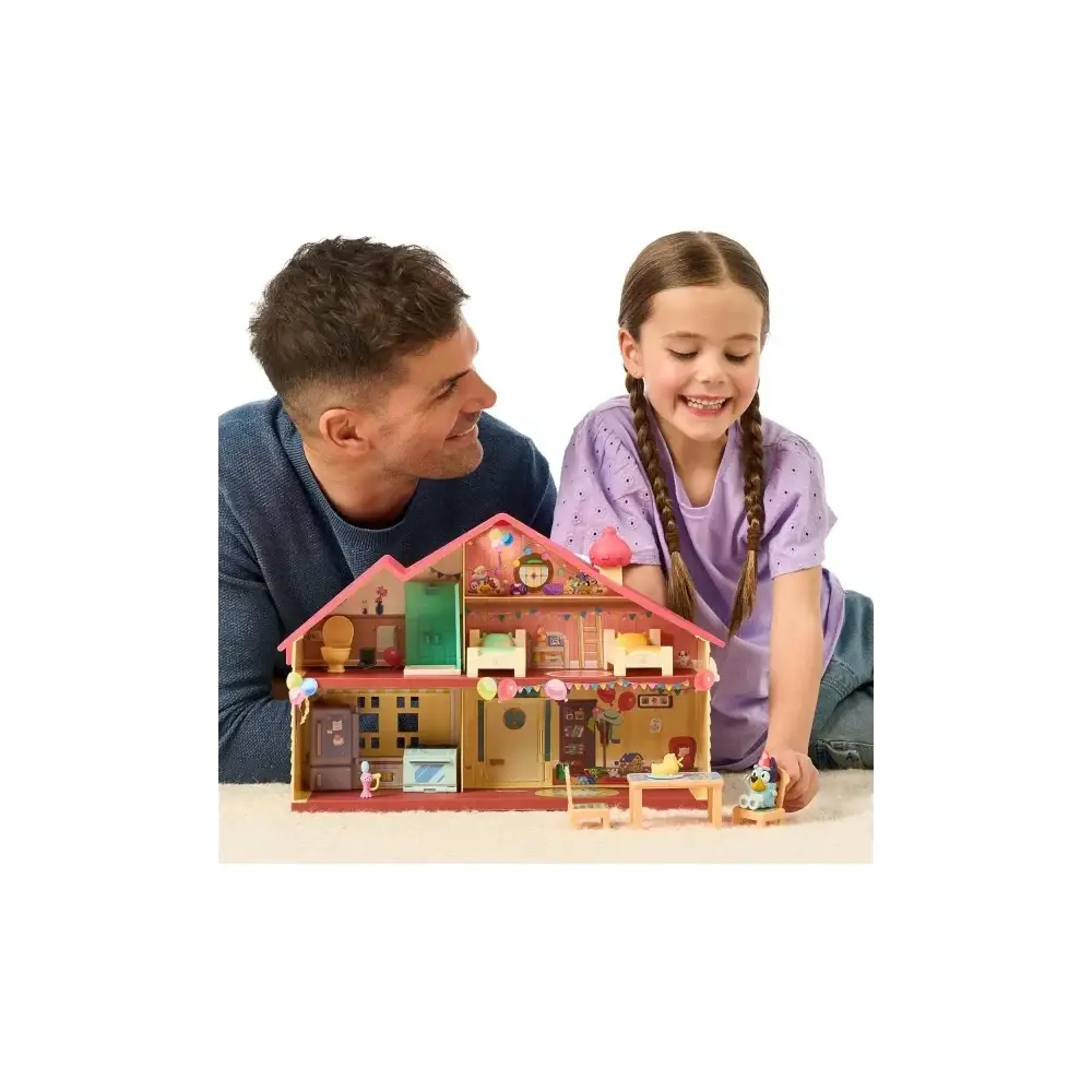 Bluey Celebration Home Playset Casa delle Feste Rocco Giocattoli