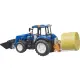 Trattore New Holland T5 con Ruspa e Rimorchio Bruder