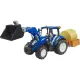 Trattore New Holland T5 con Ruspa e Rimorchio Bruder