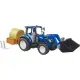 Trattore New Holland T5 con Ruspa e Rimorchio Bruder