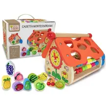Casetta Montessoriana Fatto di Legno - Teorema