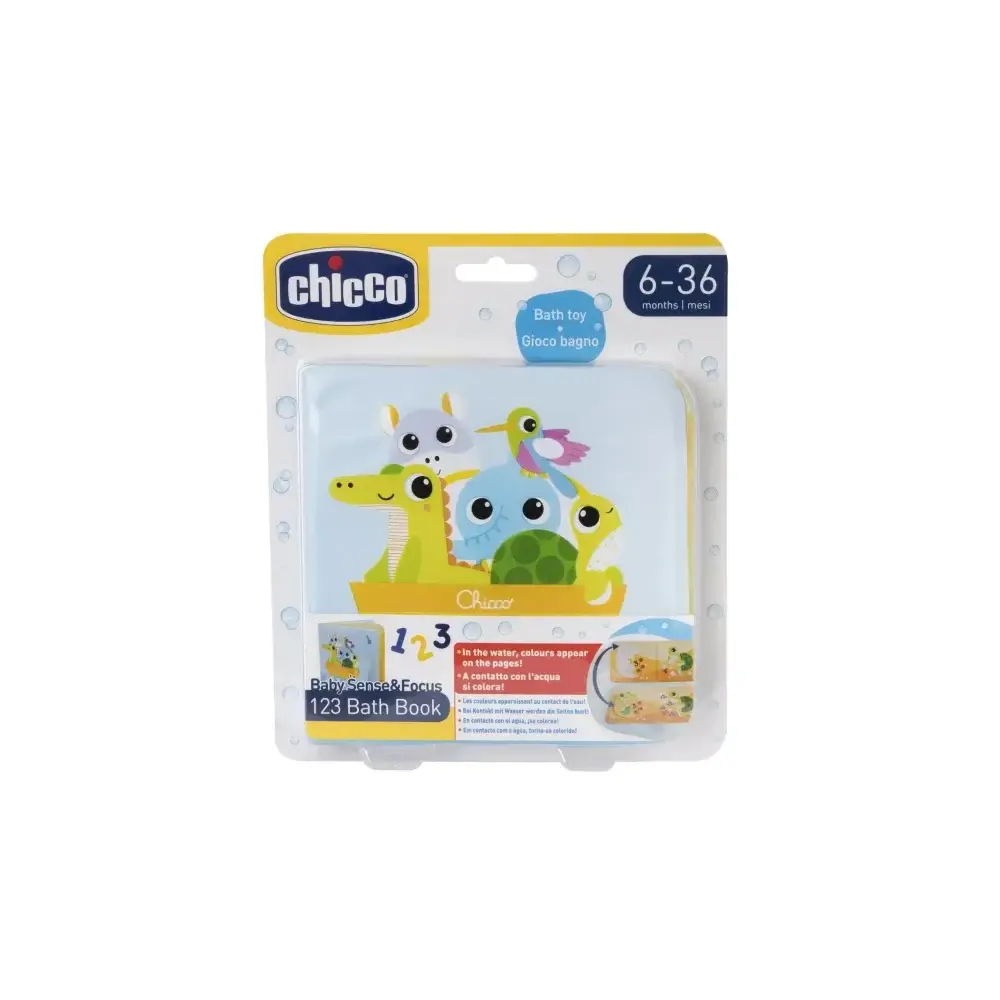 123 Libro Bagno per il Bagnetto Chicco