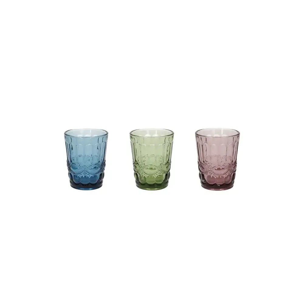 Set 3 Bicchieri Madame 230 ml Multicolore Tognana
