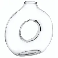 Vaso Trasparente Circle in Vetro H25,5 cm Atmosphera