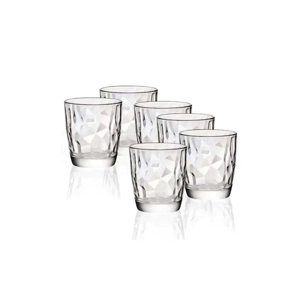 Diamond Confezione 6 Bicchieri Acqua 30,5cl Bormioli Rocco