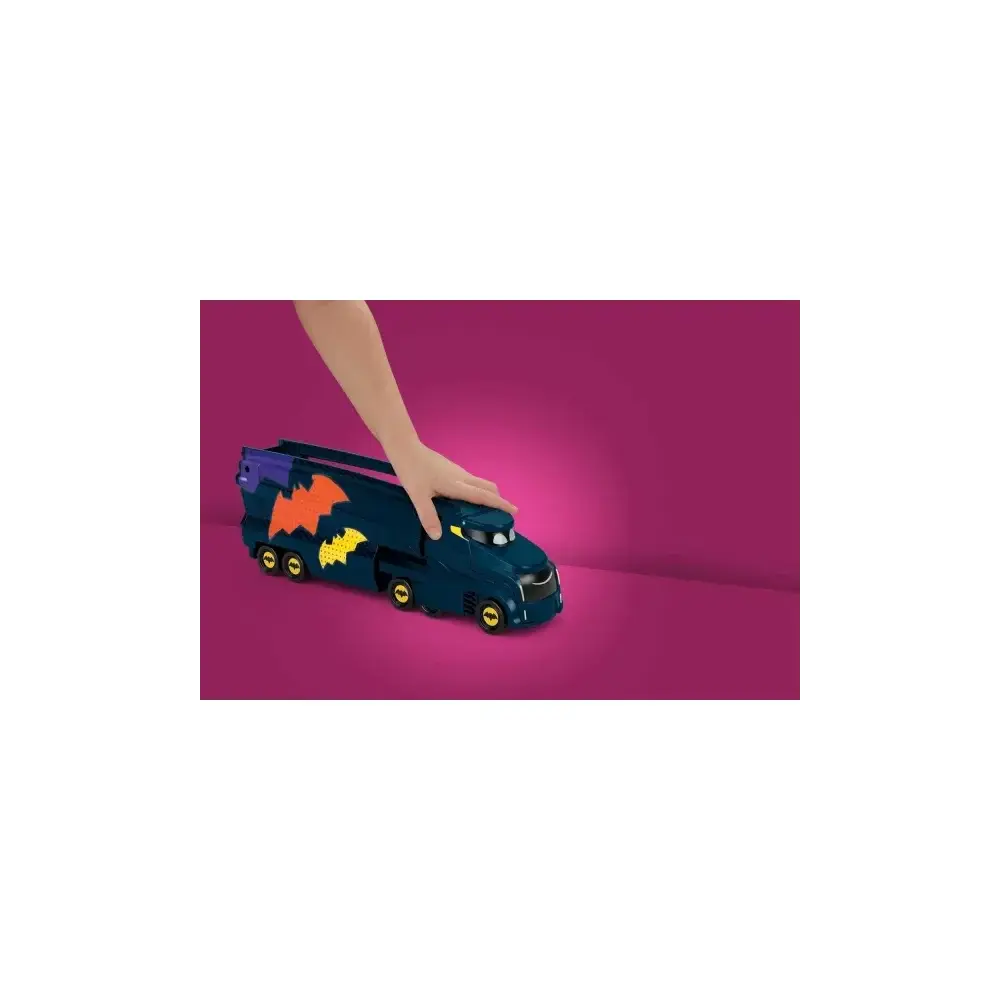 Fisher-Price DC Batwheels Bat-Autotreno con Veicolo Bam Mattel