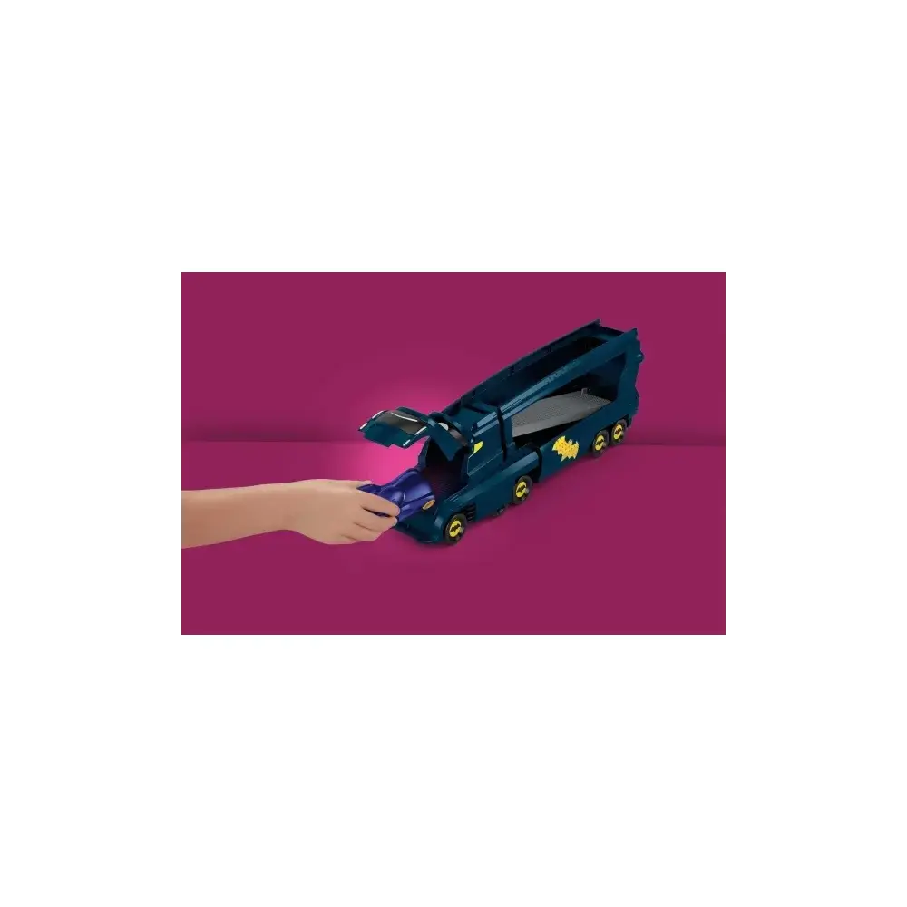 Fisher-Price DC Batwheels Bat-Autotreno con Veicolo Bam Mattel