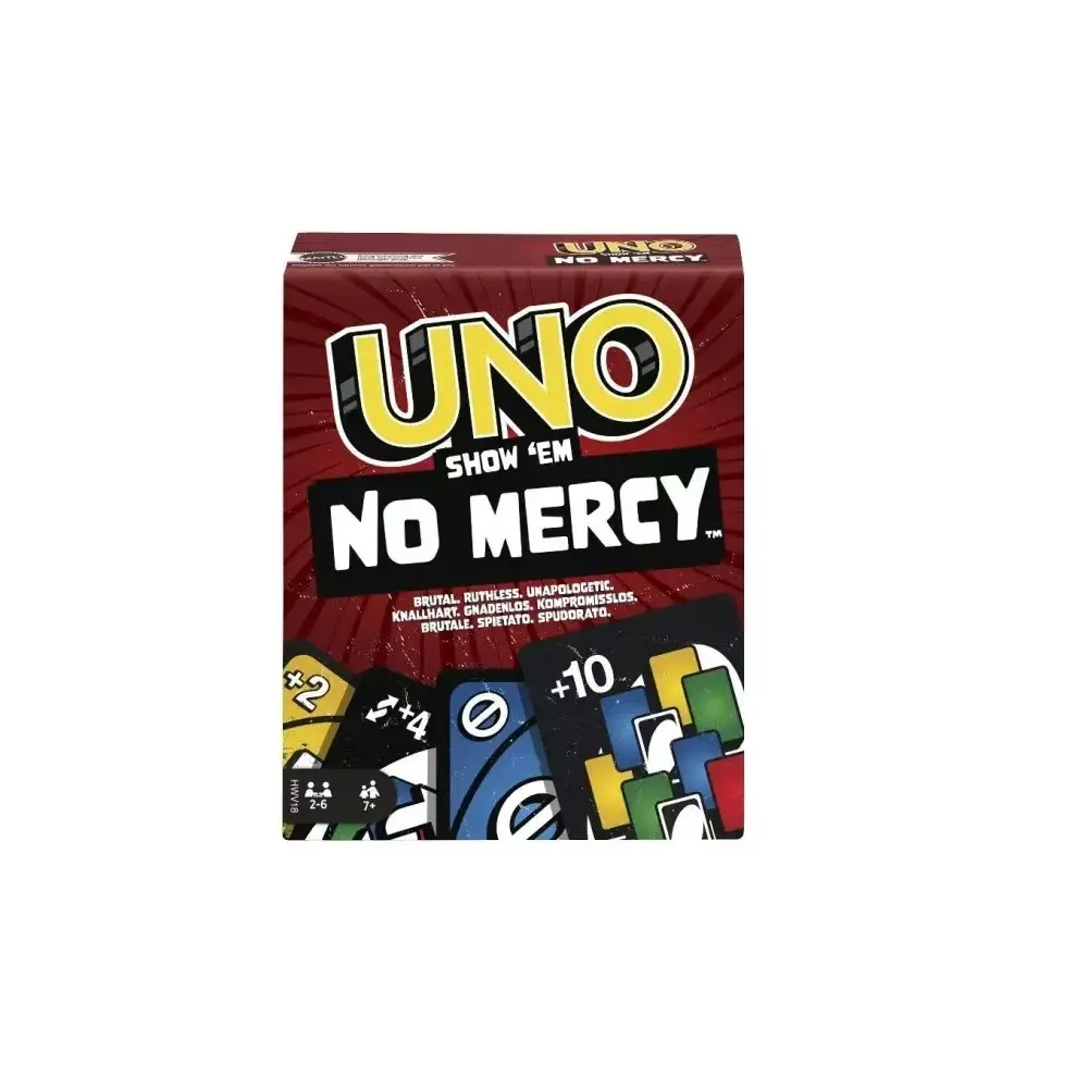 Uno Show 'Em No Mercy Gioco di Carte Edizione Speciale Mattel