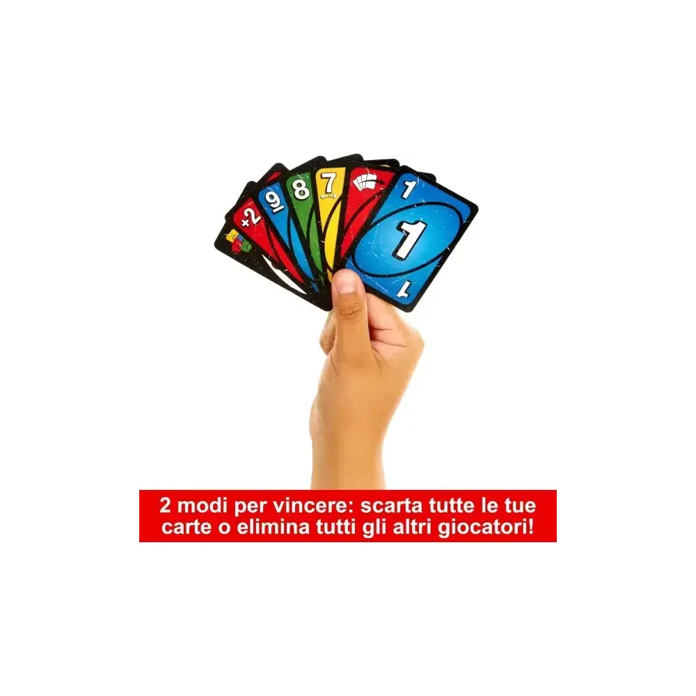 Uno Show 'Em No Mercy Gioco di Carte Edizione Speciale Mattel