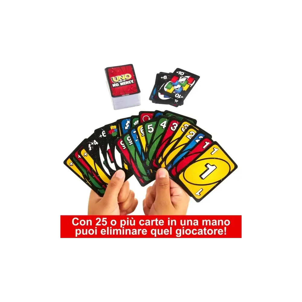 Uno Show 'Em No Mercy Gioco di Carte Edizione Speciale Mattel