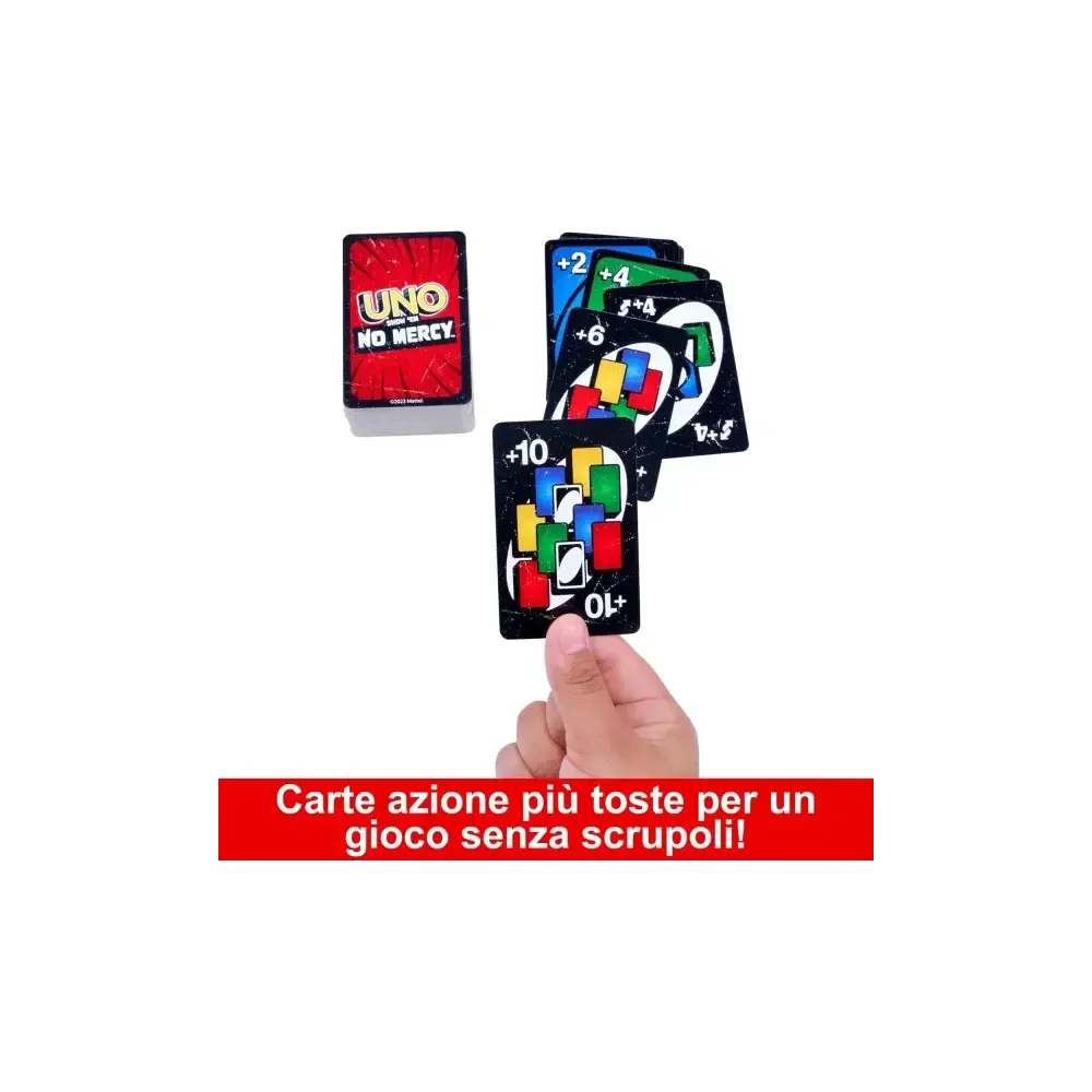 Uno Show 'Em No Mercy Gioco di Carte Edizione Speciale Mattel