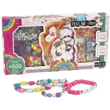 Perline ABC 500 Unicorn Kit Creativo con 500 e 10 Metri di Corda Nice