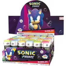 Sonic Bolle di Sapone 60 ml Tappo Labirinto Made in Italy Senza Dulcop
