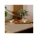 Tovaglietta Maoli 50x35 cm Bianco e Nero Secret de Gourmet