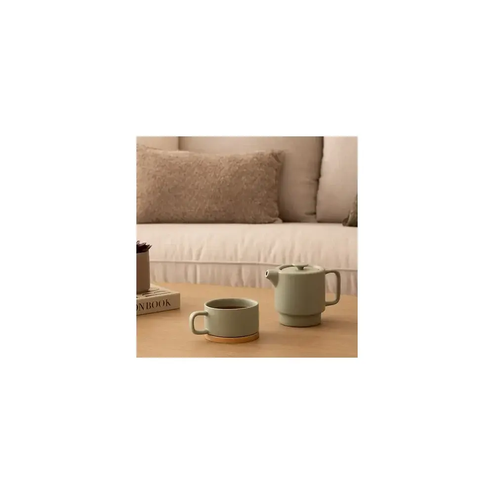 Servizio da Tè Singolo Nature in Ceramica Color Secret de Gourmet