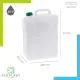 Tanica 25 Litri Ecoplast Plastica Made in Italy