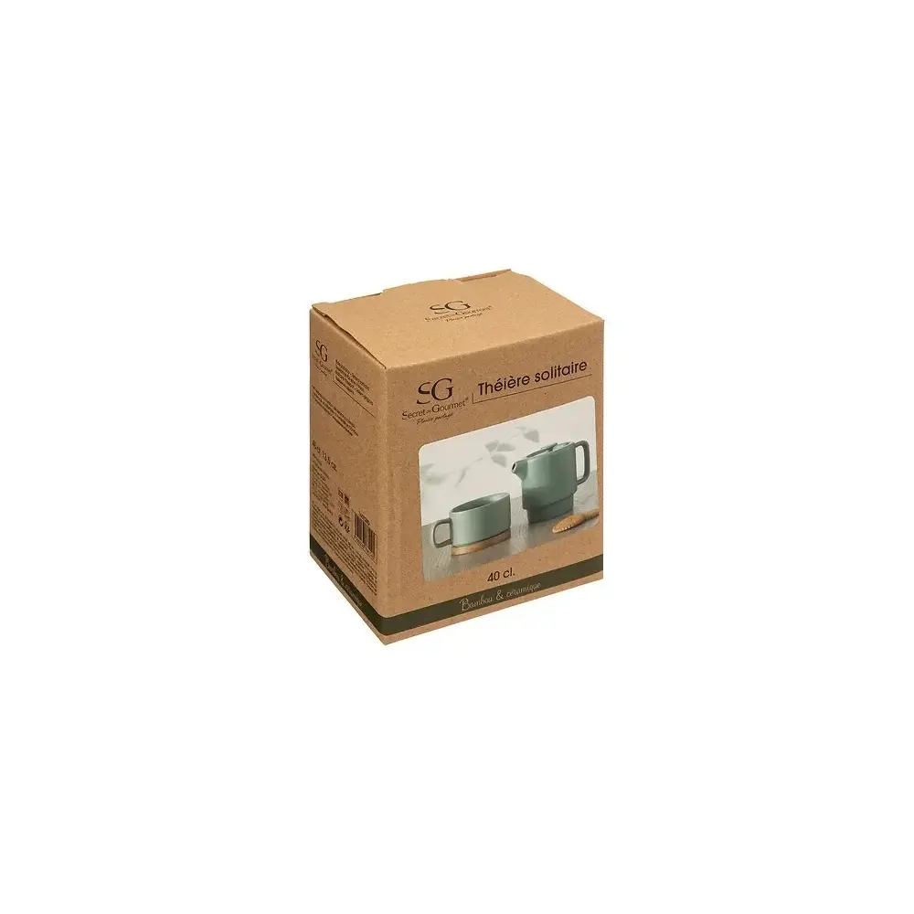 Servizio da Tè Singolo Nature in Ceramica Color Secret de Gourmet