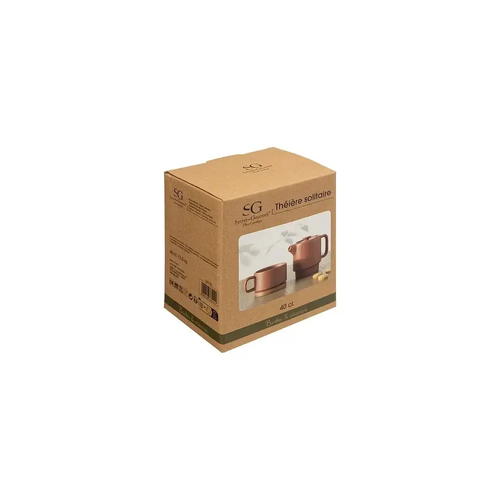 Servizio da Tè Singolo "Nature" in Ceramica Secret de Gourmet