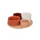 Set Aperitivo Alicante 5 Pezzi in Bambù e Stoneware Secret de Gourmet