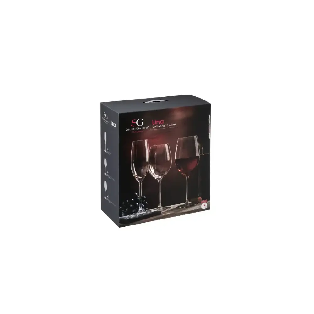 Servizio 18 Calici Lina Secret de Gourmet