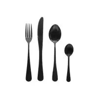 Servizio di Posate 16 Pezzi Shadow in Acciaio Inox Secret de Gourmet