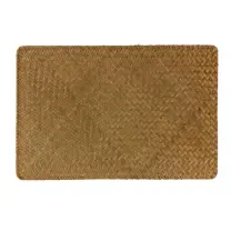 Tovaglietta Canna/metallo 45x30cm Marrone Secret de Gourmet