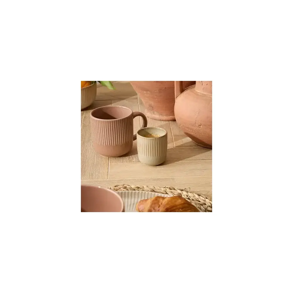 Tazzina Espresso Chloé 11 cl Beige Stoneware Secret de Gourmet