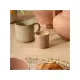 Tazzina Espresso Chloé 11 cl Moka Stoneware Secret de Gourmet