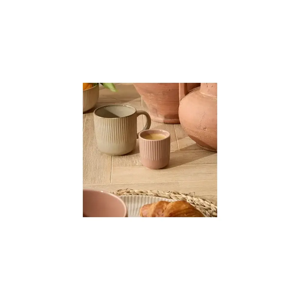 Tazzina Espresso Chloé 11 cl Moka Stoneware Secret de Gourmet