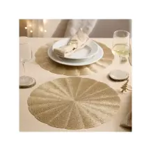 Tovaglietta Nest Ø 38 cm Dorata Secret de Gourmet