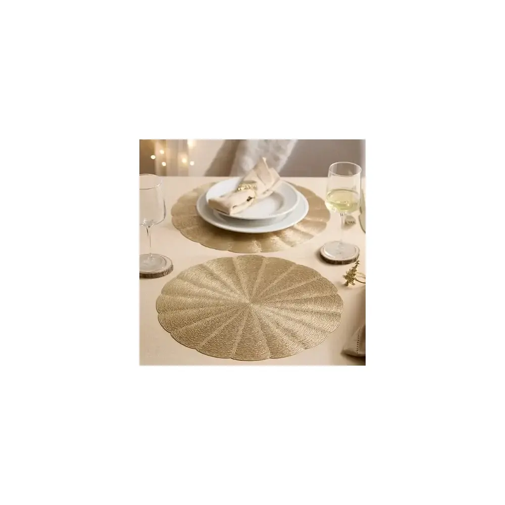Tovaglietta Nest Ø 38 cm Dorata Secret de Gourmet