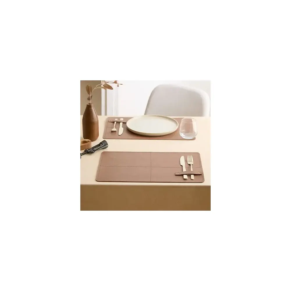 Tovaglietta Glenn 45x30 cm Marrone Secret de Gourmet