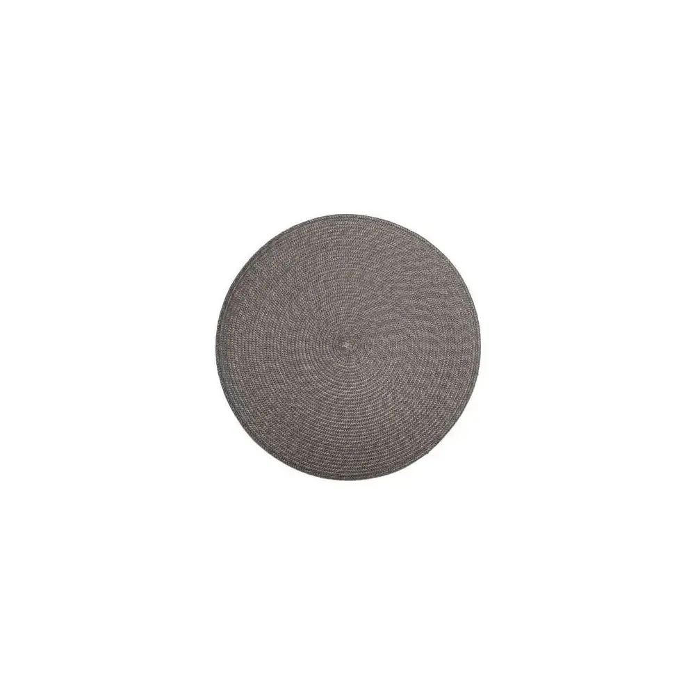 Tovaglietta Treccia Tonda Grigio Scuro Secret de Gourmet