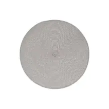 Tovaglietta Treccia Tonda Grigio Chiaro Secret de Gourmet