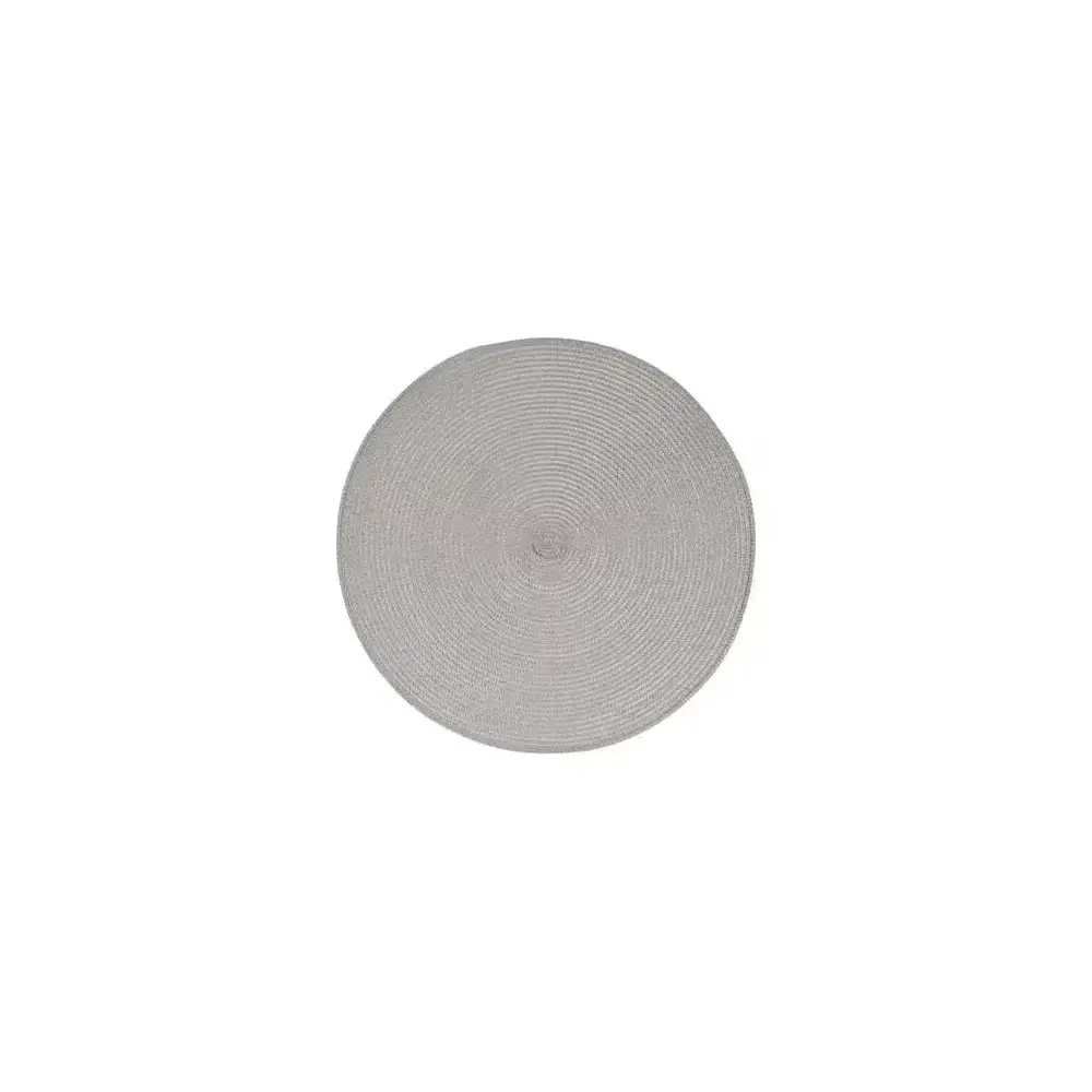 Tovaglietta Treccia Tonda Grigio Chiaro Secret de Gourmet
