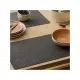 Tovaglietta Ely 49x33 cm Grigio Scuro Pu Moderna Secret de Gourmet