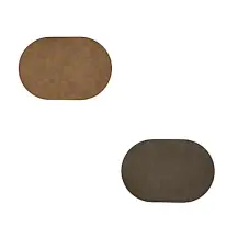 Tovaglietta Kim 49x33cm Marrone/nero Doubleface Secret de Gourmet