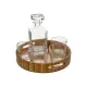 Set Whisky Jules con 4 Bicchieri Bottiglia e Vassoio Secret de Gourmet