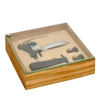 Set Sommelier Jules 4 Pezzi con Cavatappi a Leva Secret de Gourmet