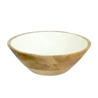 Insalatiera Inaya Mango 30x9cm Bianco Secret de Gourmet