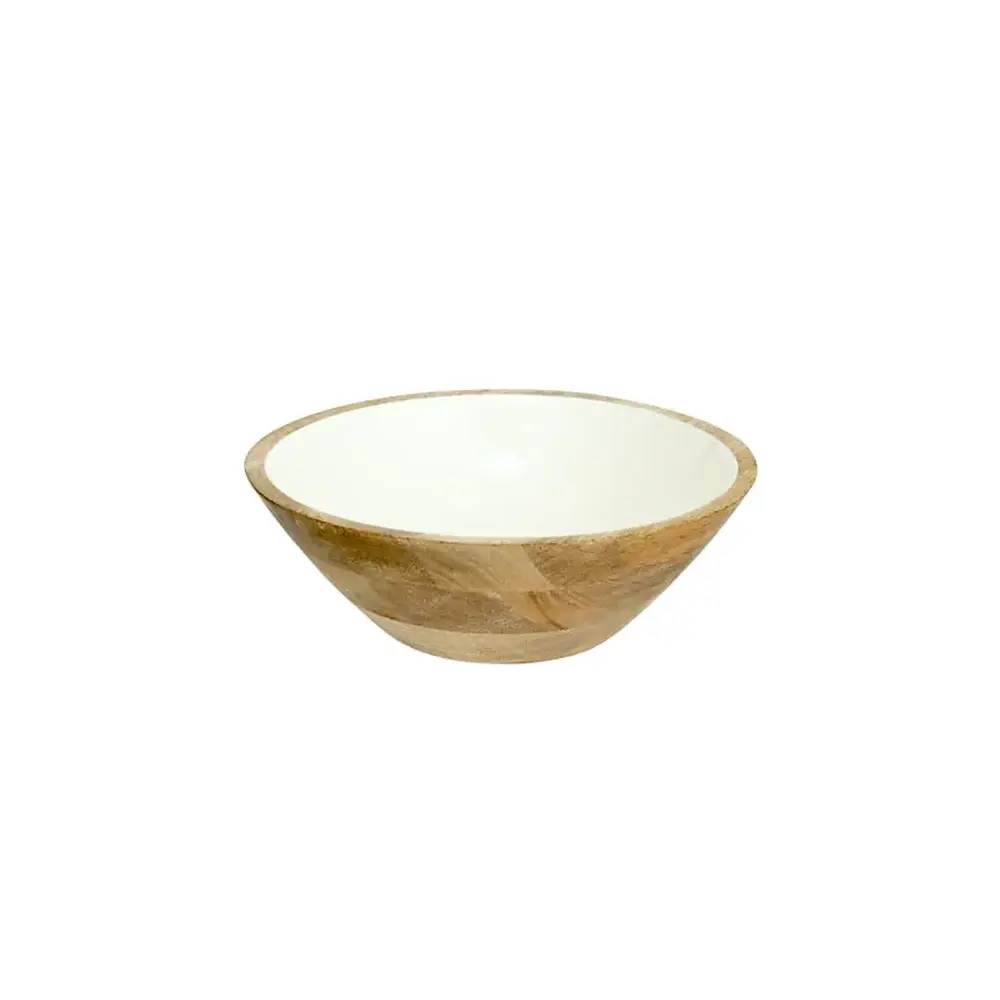 Insalatiera Inaya Mango 30x9cm Bianco Secret de Gourmet