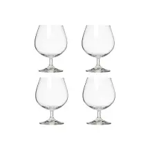 Set di 4 Bicchieri da Cognac 40 cl Cristallino Secret de Gourmet