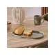 Piatto Ceramica Verde Kaki Terre Inconnue Secret de Gourmet
