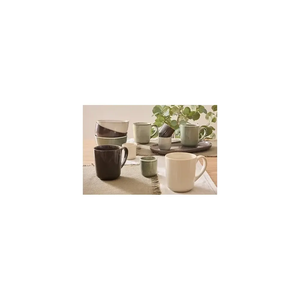 Piatto Ceramica Verde Kaki Terre Inconnue Secret de Gourmet