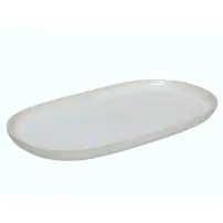 Piatto Ceramica Beige Terre Inconnue 31x17,5x2,6 cm Secret de Gourmet